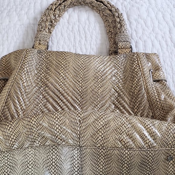 Cole Haan Yellow Snakeskin Purse - Picture 7 of 11